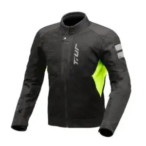 Giacca-In-Tessuto-T-ur-Siena-Nero-Giallo-Fluo-